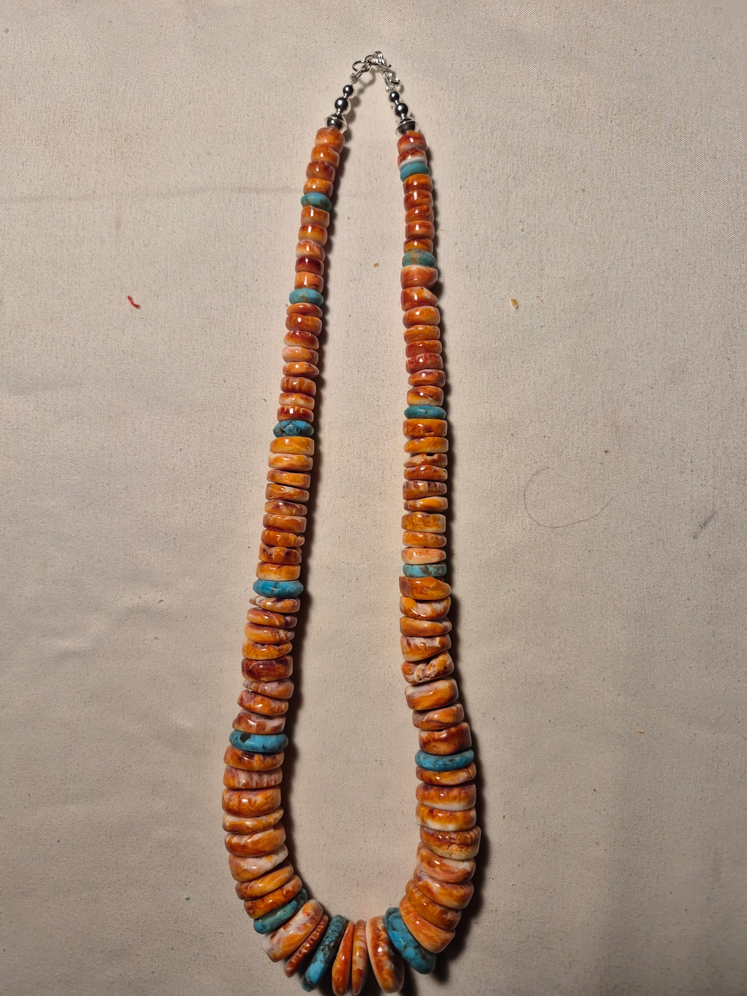Six handcrafted necklaces